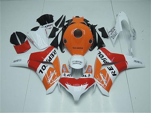 Miniatura 2 de 2008 2009 2010 2011 apto para HONDA CBR1000RR inyección carenado carrocería plástico naranja