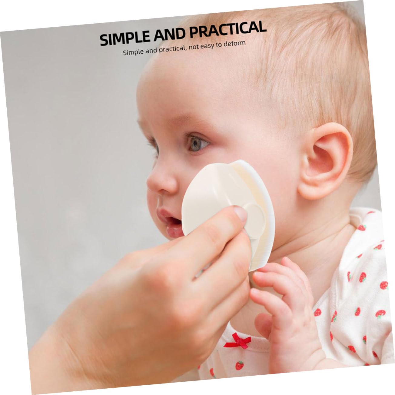 ibasenice Handheld Sunscreen Lotion Applicator Brush Compact for On-the- on Child's Skin