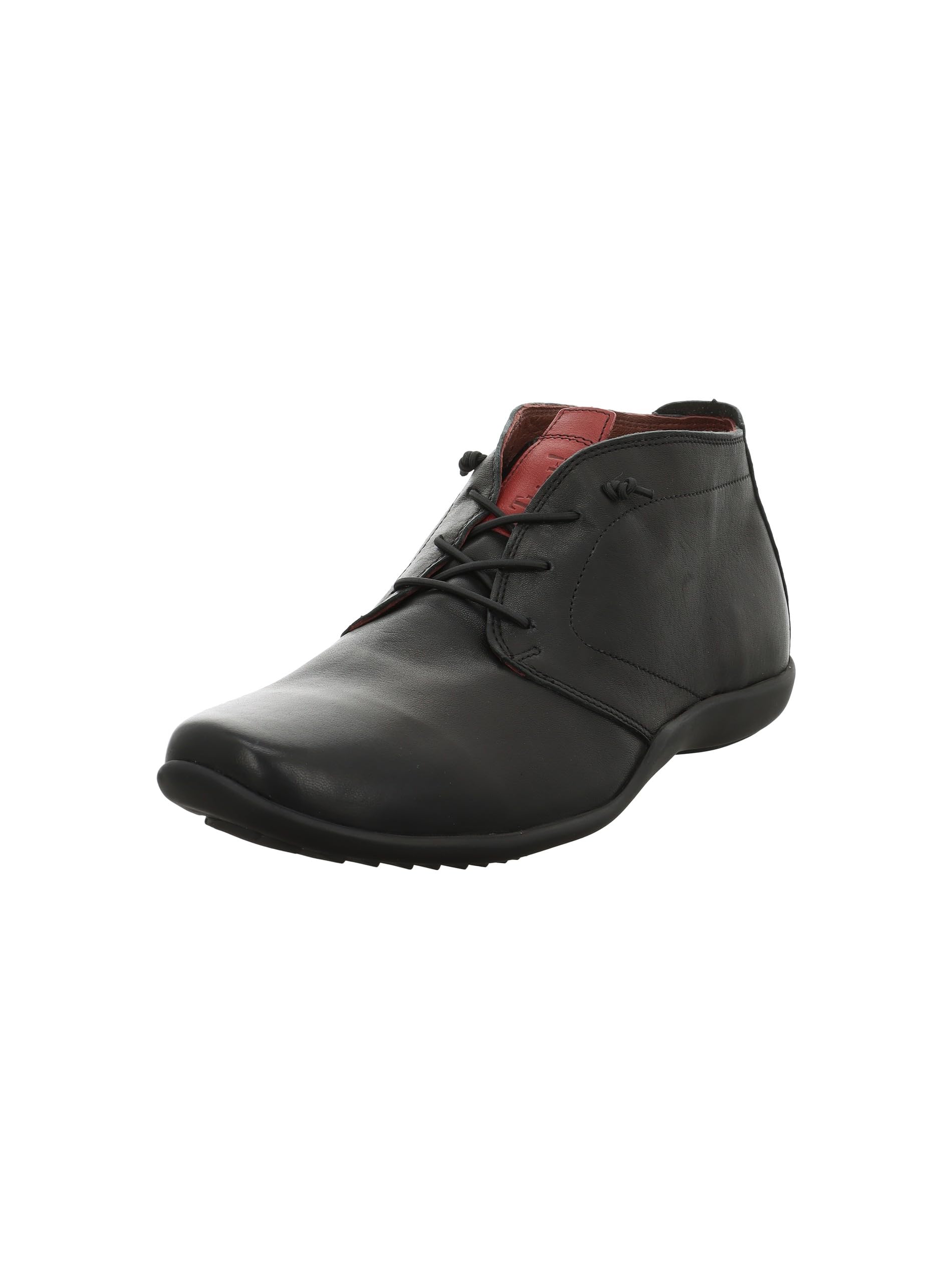 Think! Men's Stone Chrome-Free Tanned Sustainable Boots, 0000 Black, 9 UK