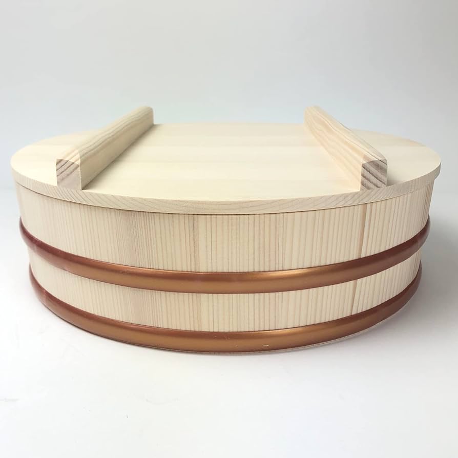 Amazon｜立花容器 寿司桶 プラスチックタガ 蓋付 飯台 日本製 約