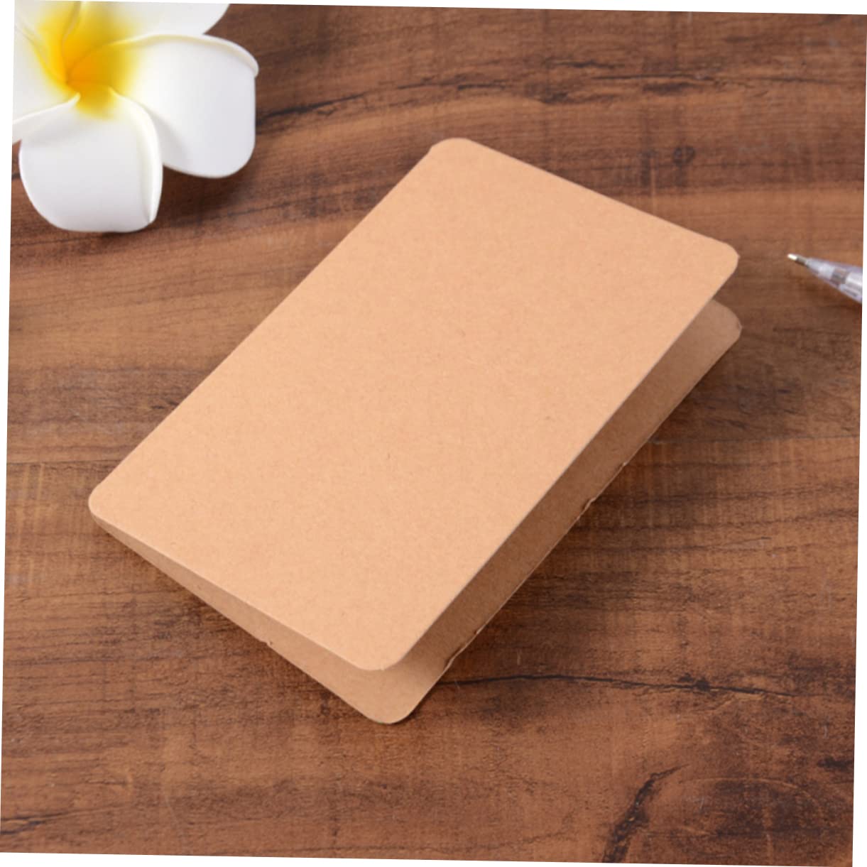 NUOBESTY 100 Stück Faltbare Grußkarten aus Papier Blanko Schlichtes Design für Festtage und Weihnachtsfeiern zum Schreiben von Segenswünschen