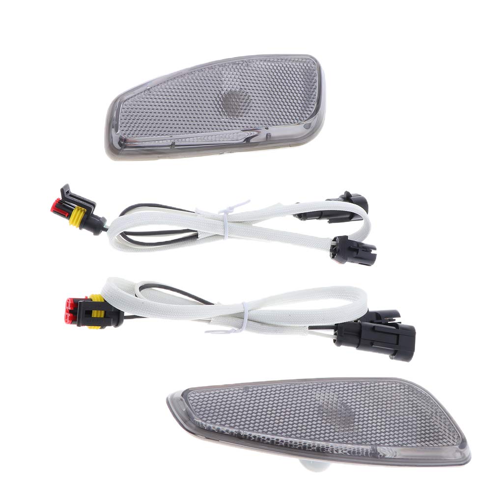 Indicatore di Direzione Laterale Laterale Indicatore di Direzione a LED per Modelli Renegade 3 - Nero + Bianco