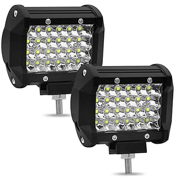 LED Fog Light - 2 Pcs 72W Cree with On/off Switch