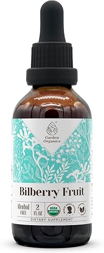 Extracto orgánico sin alcohol de la USDA de fruta de arándano Suplemento dietético, tintura de alta potencia Hecho de arándano (Vaccinium