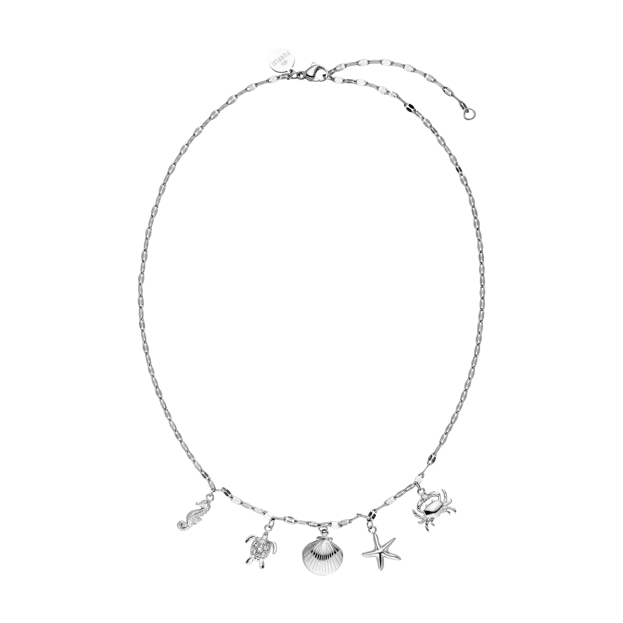 Purelei® Plain - Collana da donna in acciaio inossidabile | FindTheDeal