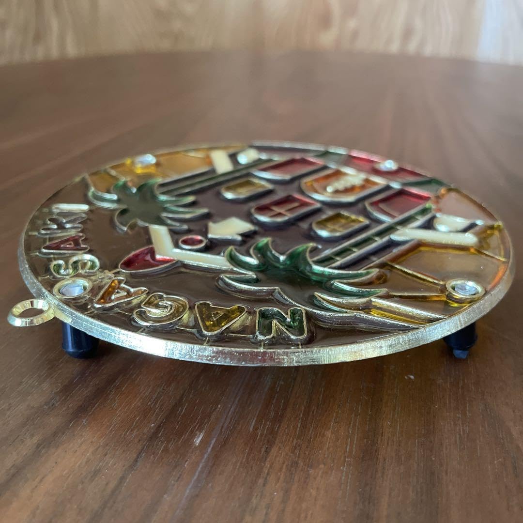 Amazon.co.jp: 長崎 ハウステンボス ステンドグラス 鍋敷き お