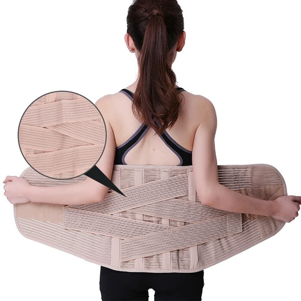Cinturón De Soporte Lumbar Ajustable For Hombres Y Mujeres, Alivio del Dolor De Espalda Baja, Ciática, Escoliosis Y Hernia De Disco (Size : XXL/XX-Large)
