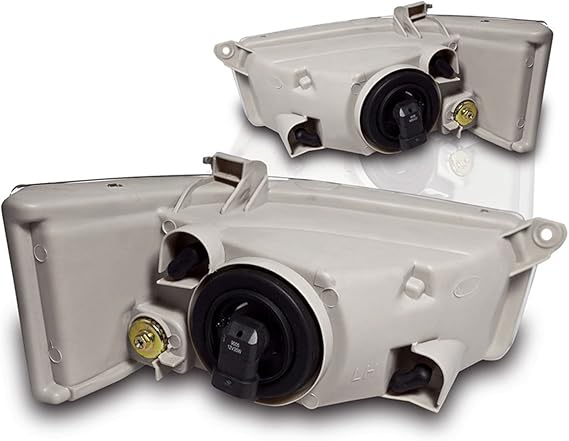 Winjet Fog Lights Compatible With 2005-2006 Toyota Camry | Polycarbonate Resin Clear Foglight Foglamp Lamps