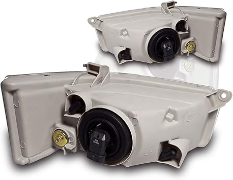 Winjet Fog Lights Compatible With 2005-2006 Toyota Camry | Polycarbonate Resin Clear Foglight Foglamp Lamps