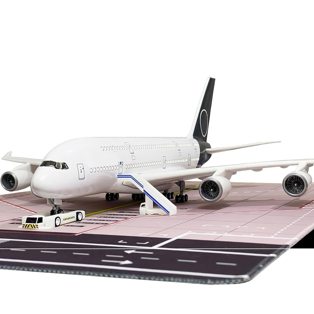 エアバスA380 1/160スケールモデル Amazon.co.jp: 1/160 スケール 50.5CM エアライン エアバス A380