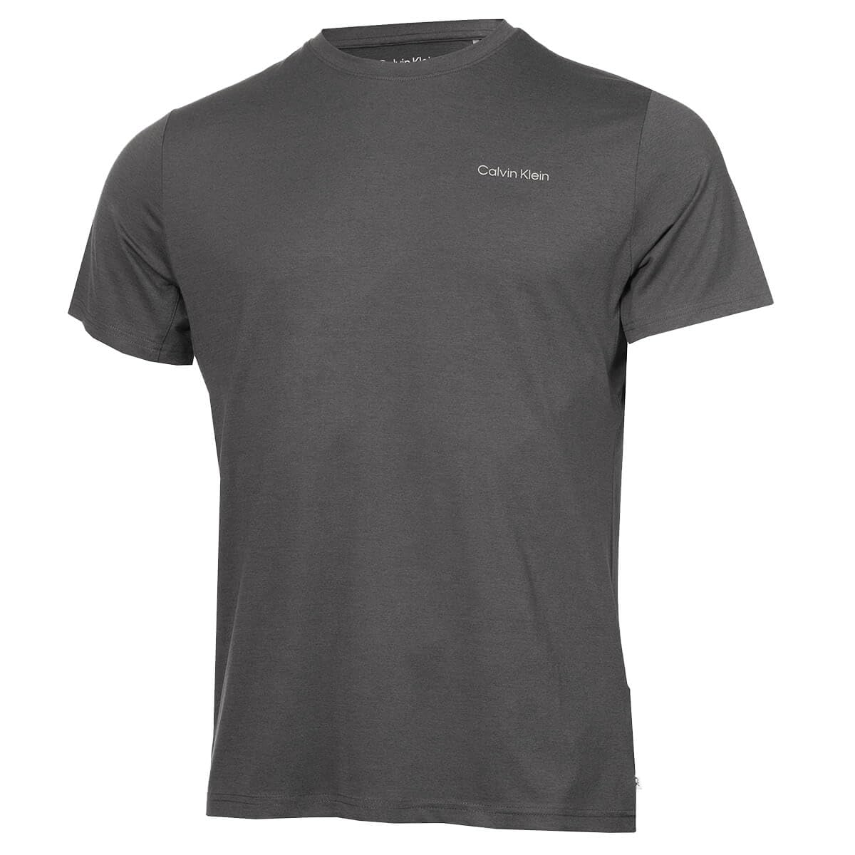 Calvin Klein Men's Charcoal Marl Newport Moisture Wicking T-Shirt - M