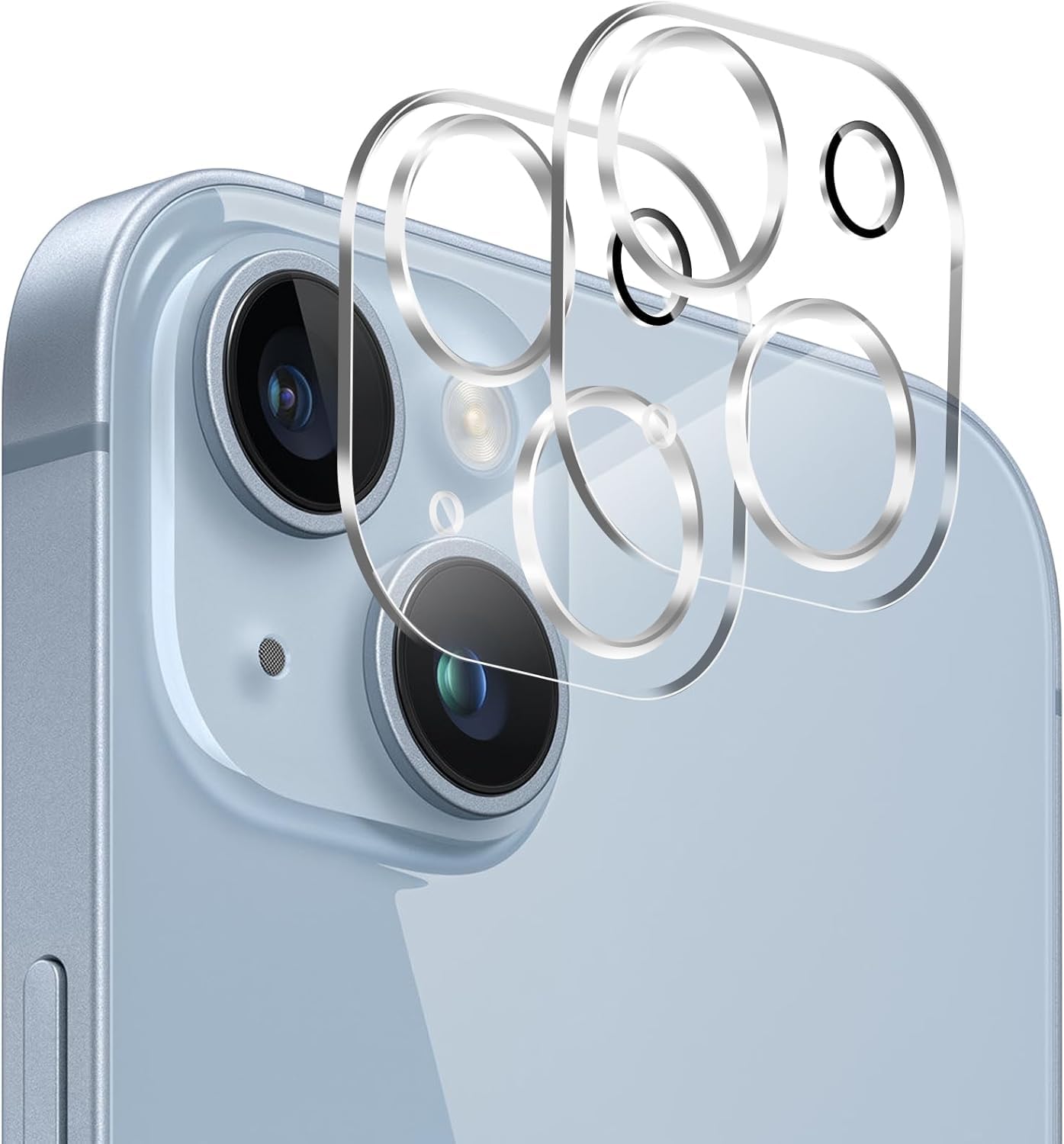 CASEKOO Camera Film for iPhone 15/15 Plus Camera Cover, 9H Tempered Glass Aluminum Alloy for iPhone 15/15 Plus Camera Protection, Anti-Scratch, (Clear-cap) (B0DF6P4XMY) Amazon Price History, Amazon Price Tracker