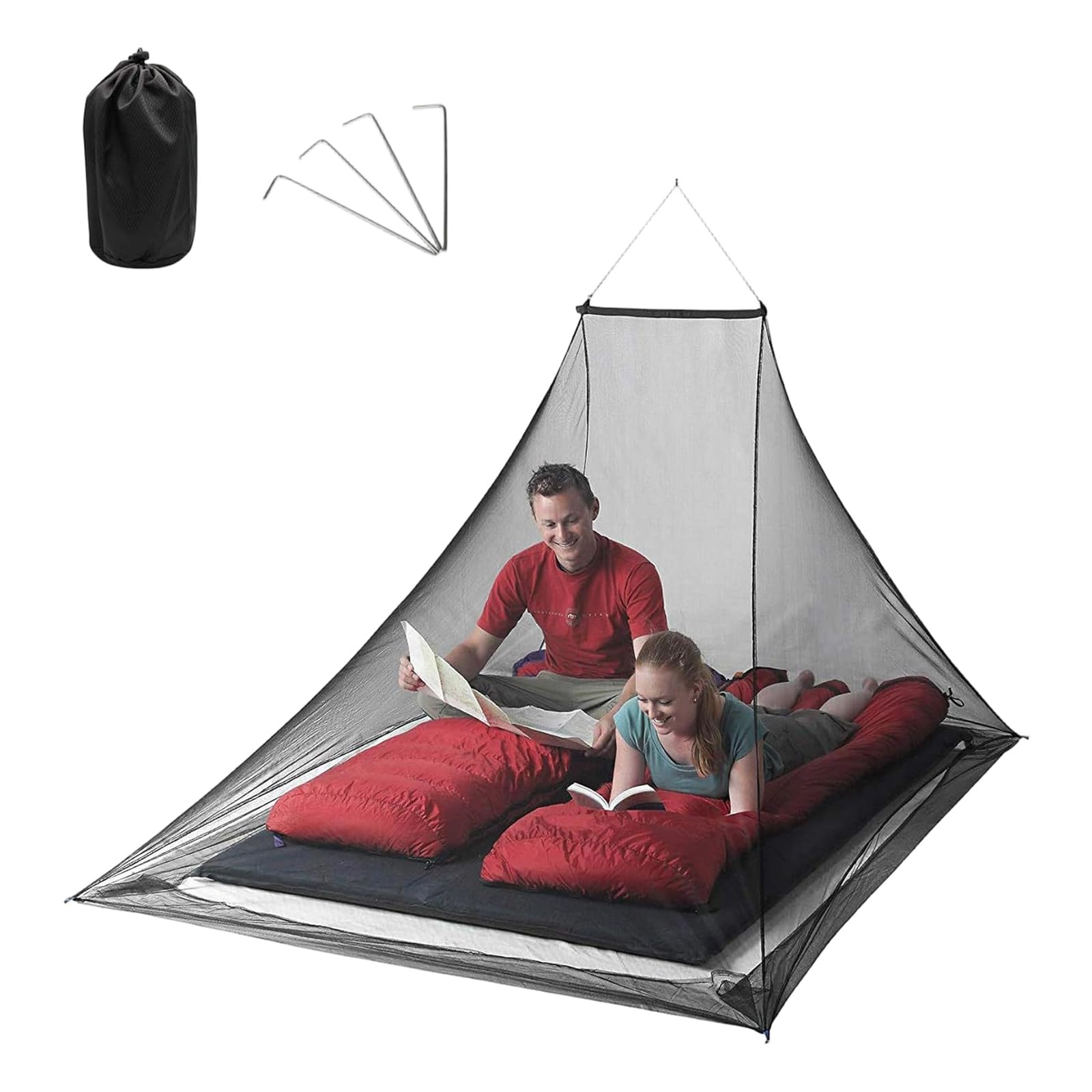 Culicid Net Large Outdoor Mosquitoes Netting Camping Tent Polyester Texture Suitable for Camping and Picnics Transportable Net