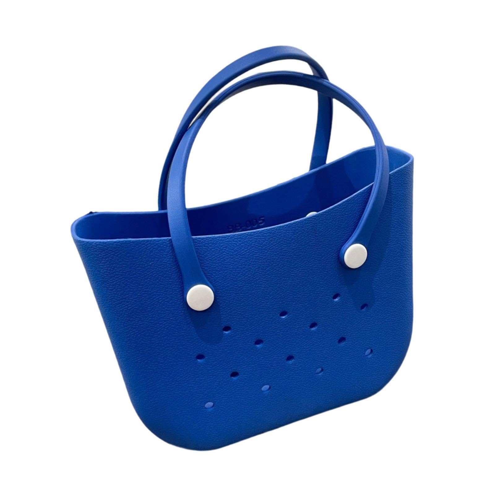 Beach Handbag Trendy Portable EVA Perforated Bag for Gym Birthday Gift Trips-image-0