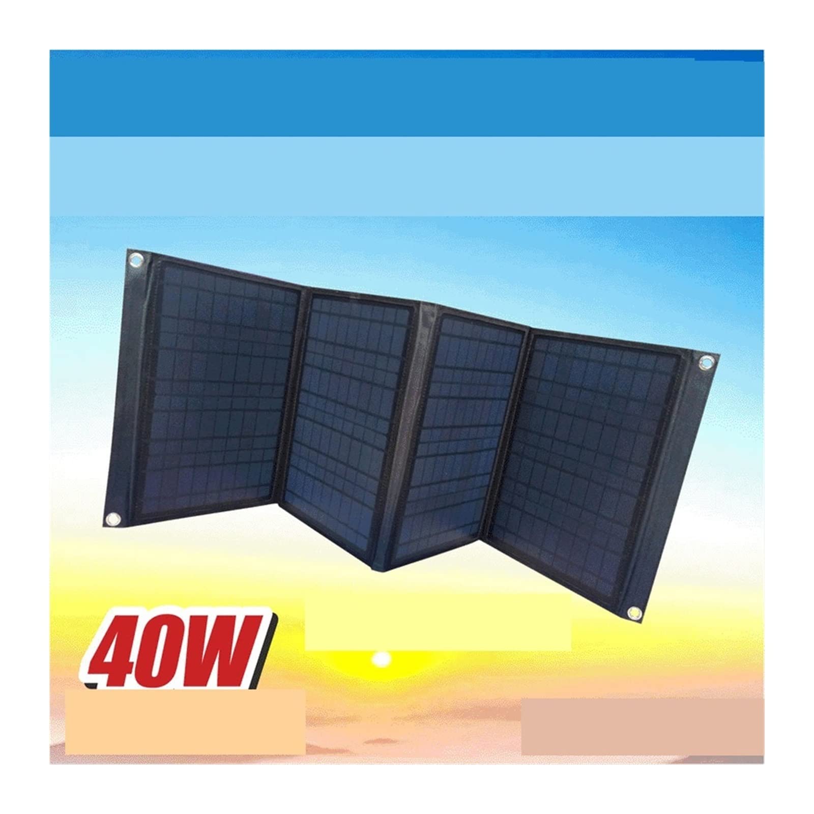 Pannello Solare Pacchetto di Ricarica Solare for Esterni 40W 18V Notebook for Tablet for Telefoni Cellulari Alimentatore Solare di Emergenza for Ricarica Portatile