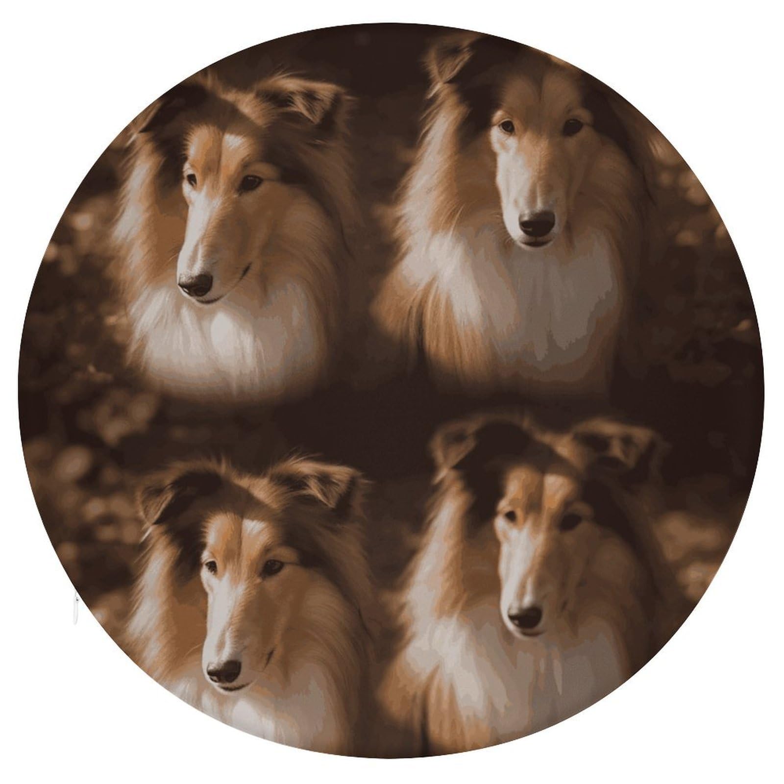 Adfgyerh Style Shelties Cushion Memory Foam Pillow Core，Seat Cushion Detachable Design，Chair Cushions Suitable For All Seasons, And Can Be Used In Offices, Dining Rooms, Homes, And Other Settings.