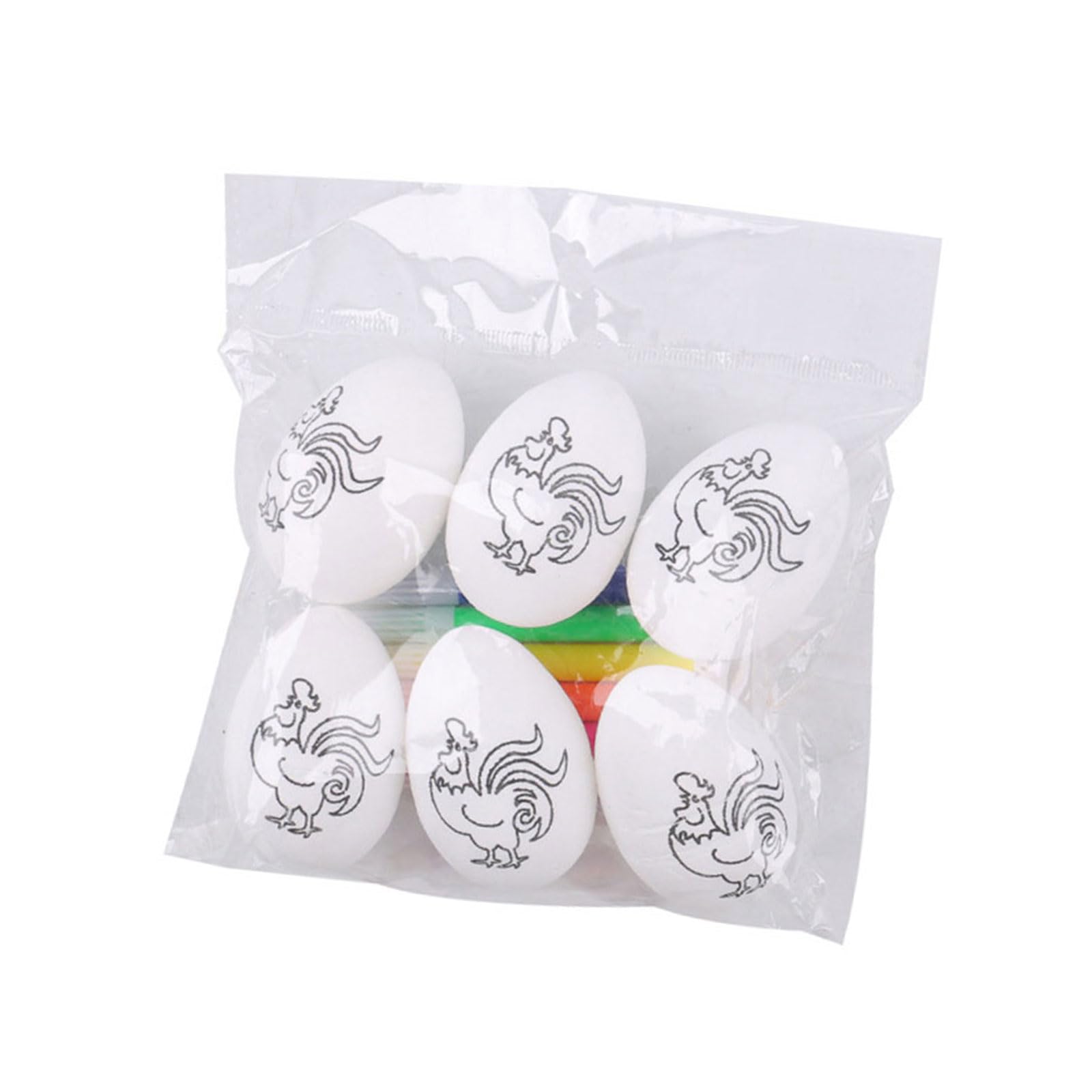 Hsioluted Easters Eggs Crafting Set for Kids Features Sturdy Foam Eggs and Decorative Materials for Festival Projects Supplies Easters Hunt Supplies