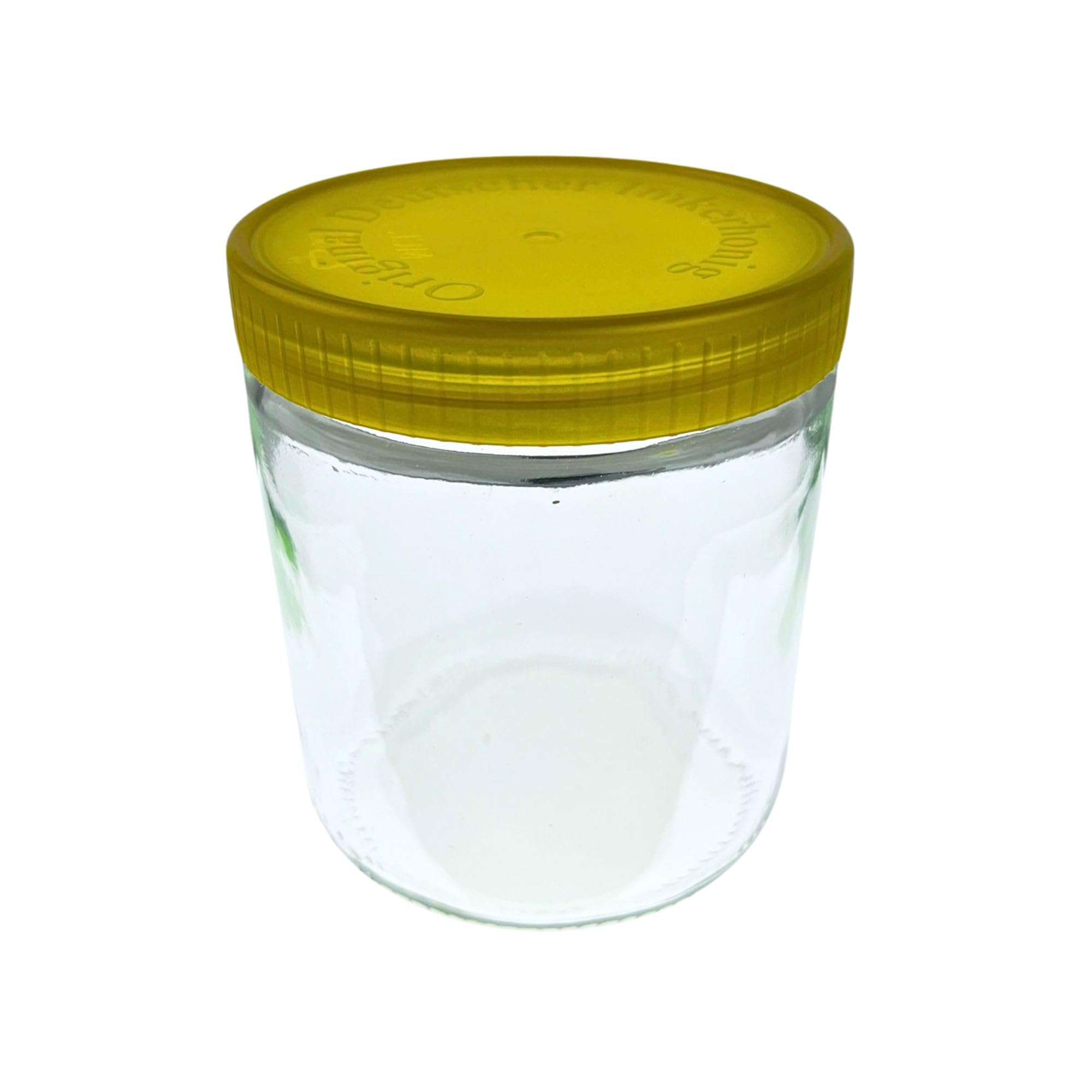 60 x Neutrales Schraubglas 500g Imkerhonig Honnigglas mit goldenem Deckel ohne Etikett Honig Neutralglas (Deckel mit Prägung Imkerhonig)