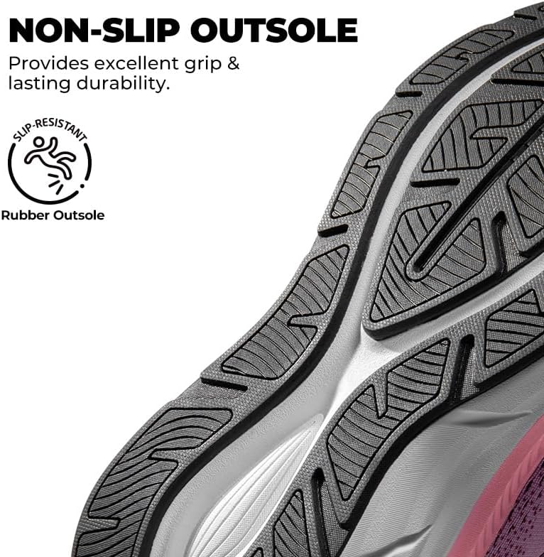 NORTIV 8 Women's Walking Shoes Cushion Comfortable ActiveBreeze Running Tennis Shoes Non-Slip Workout Gym Sports Athletic Breathable Fashion Sneakers - Image 6