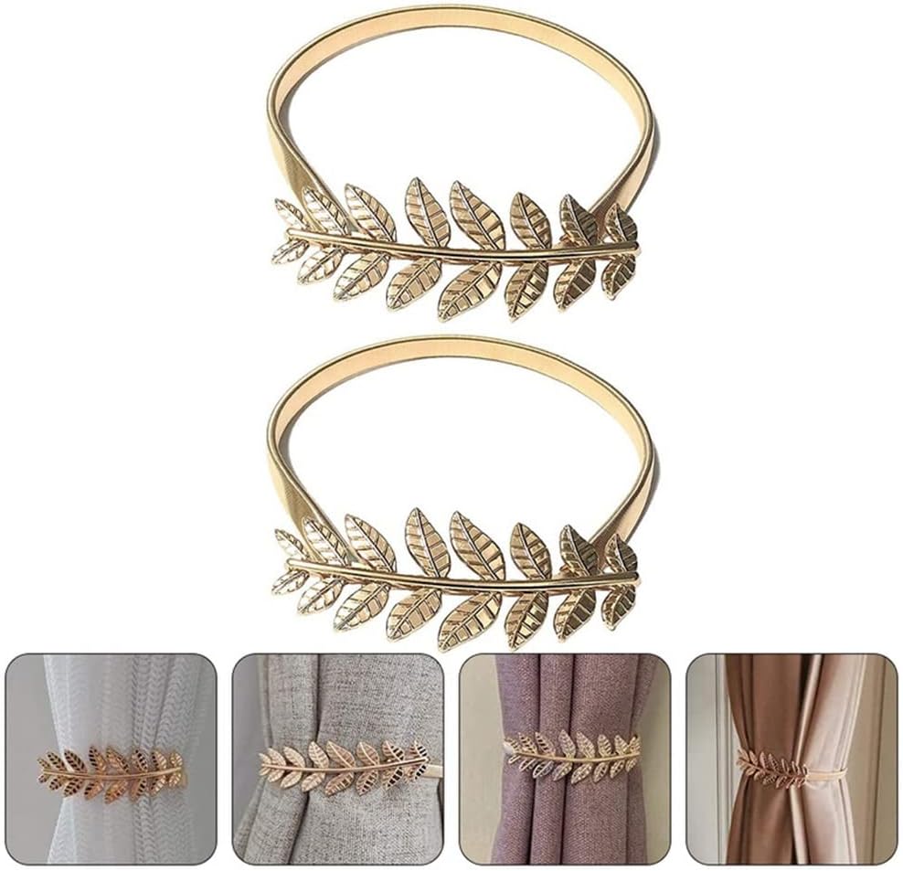 FMURY 2 Pack Curtain Buckle Curtain Curtain Tie Curtain Tie Clip Curtain Rope Tie Curtain Tie Curtain Buckle Window