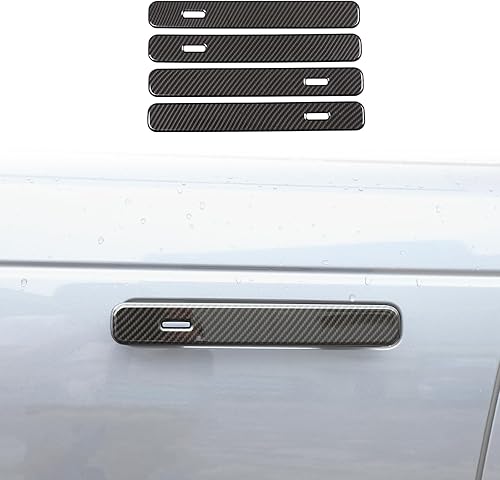 Miniatura 9 de HAPPYHORSE 4 piezas de cromo ABS negro mate para Land Rover Range Rover VELAR 2017 2018 manija de puerta exterior de coche accesorios