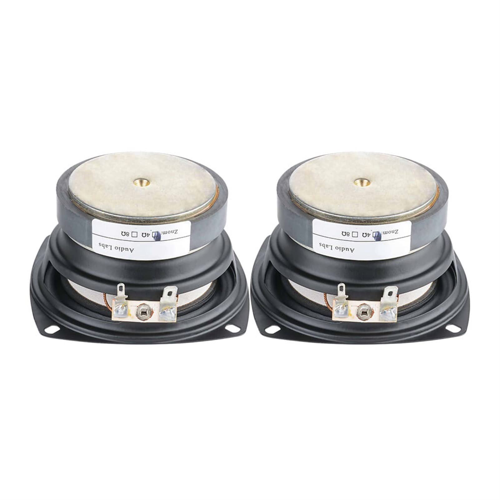 2 altavoces de 3.5 pulgadas, 4 ohmios, 20 W, columna de controlador, portátil, altavoz de sonido de fiebre, altavoz de bricolaje para cine en casa