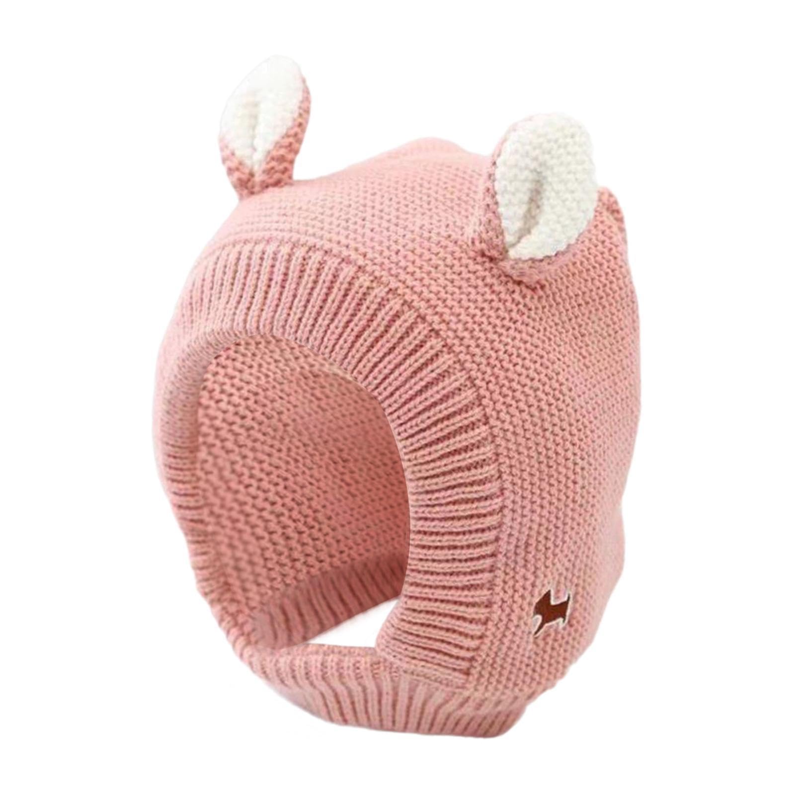 perfk Pet Ear Muff Dog Quiet Ear Cover Neck Ear Warmer Hat Windproof Noise Protection Hoodie Ear Wrap Dog Snood for Pets Hiking, Pink