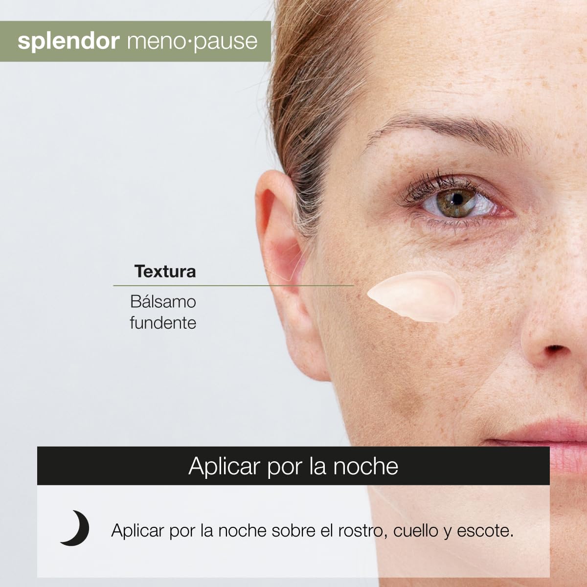 Bella Aurora Splendor Menopause Noche | Crema antiedad correctora para piel madura | Regenera durante la noche, reduce arrugas, aporta firmeza y densidad | Con ceramidas y melatonina | 50ml