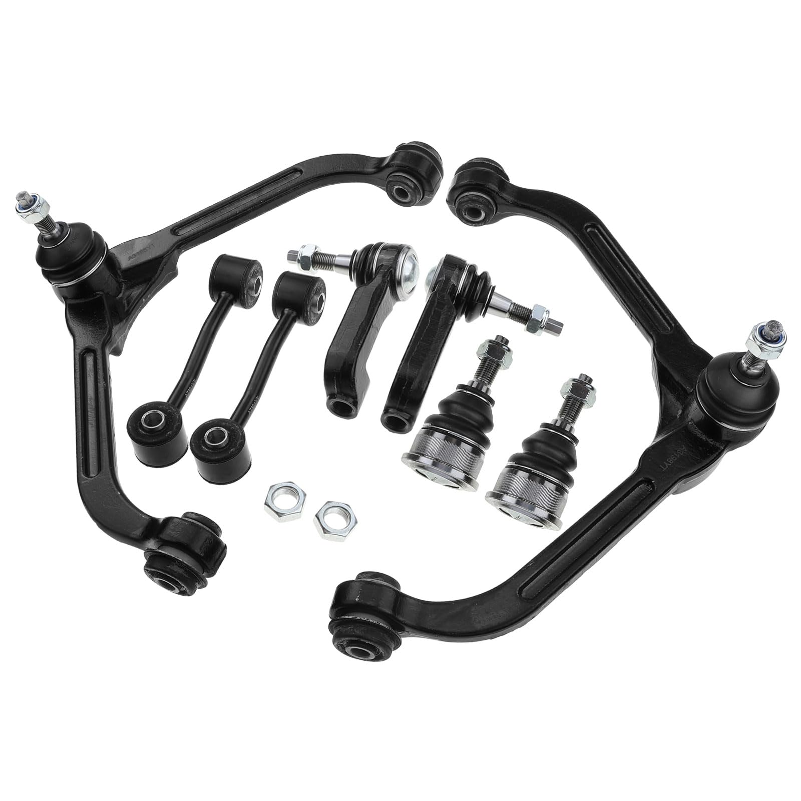 Frankberg 8x Set di bracci trasversali Compatibile con Cherokee KJ 2.8 CRD 4WD 2.8 CRD 4x4 2.5 CRD 4WD 2.4 4x4 2.4 Laredo 3.7 4x4 3.7 Laredo 2001-2008 Replace# 52088632AC,52088632AB