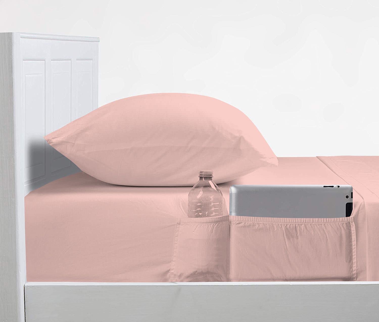 100 Egyptian Cotton 1000 Tc 4-Pc Bedding Sheet Set 10 Inch Deep Pockets Sheet Pillowcase Set Fitted Bed
