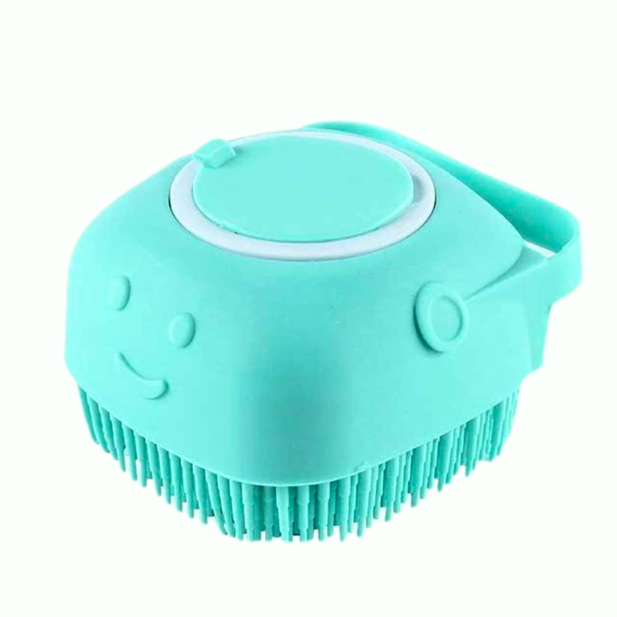 KIT FOR U Silicone Brush with Soap Dispenser for Bathing, 2 in 1 Body Scrubber & Massager with Soft Bristles, Non-Toxic, Reusable, for Babies, Kids, Men, Women & Pets, Easy Grip ( Multi-Color) (Pack of 1)-picture-46