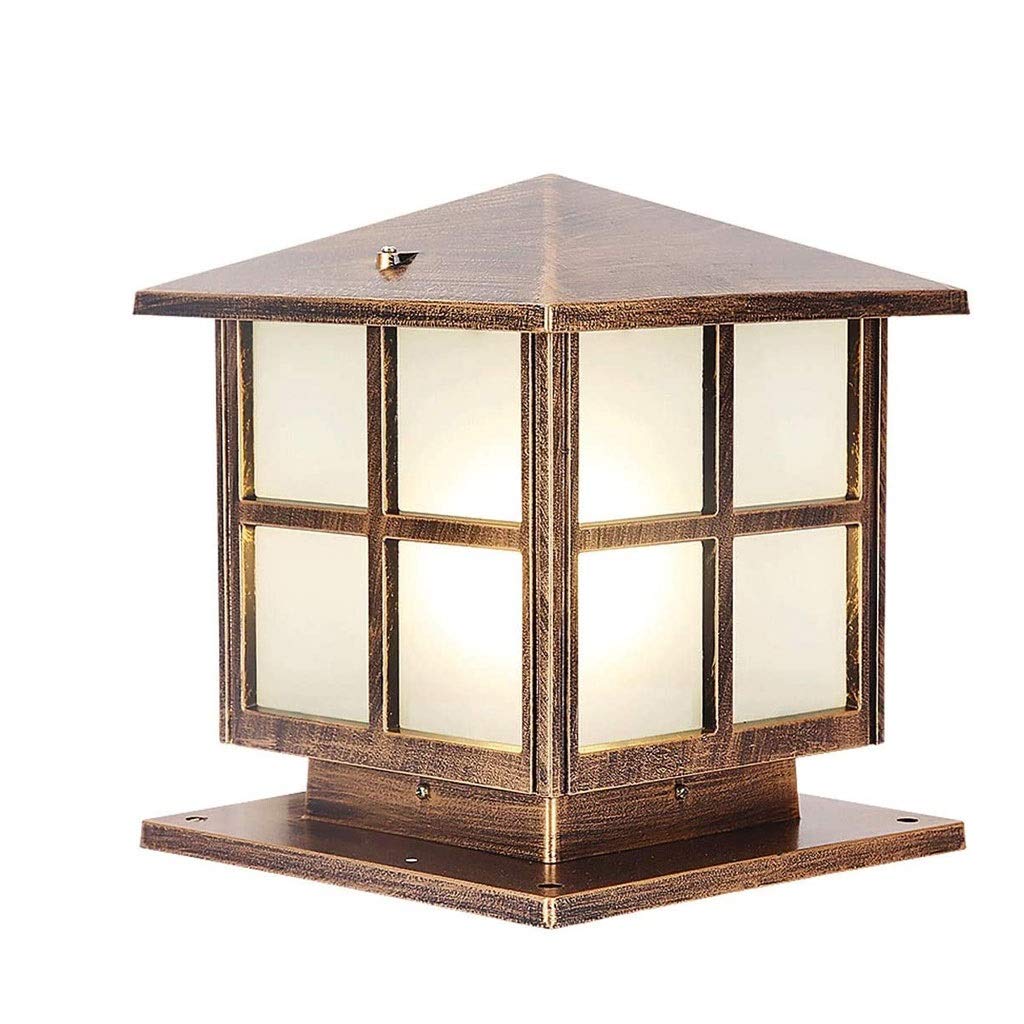 Lumière étanche extérieure de type applique carrée pour décoration de portail