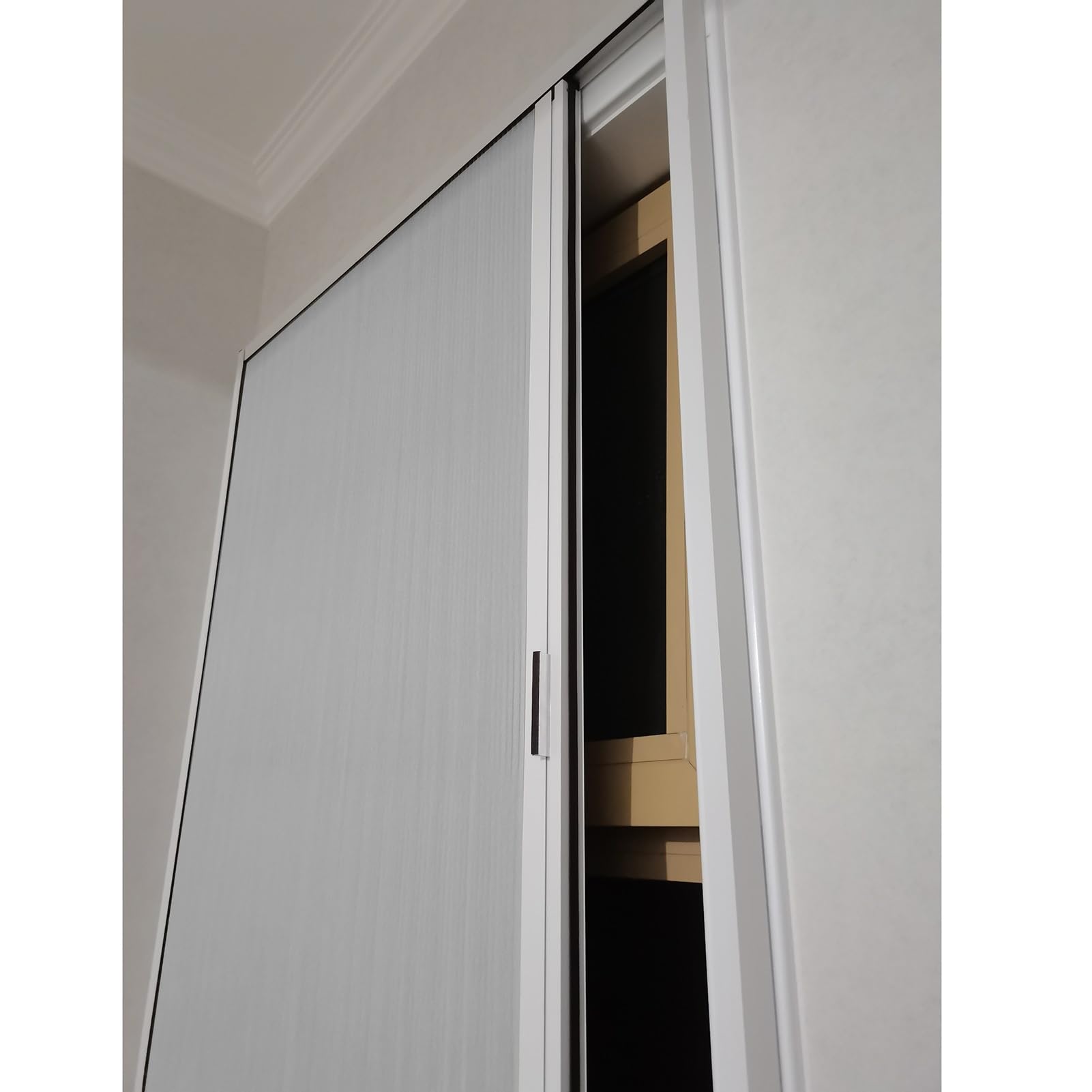 Finestra Finestra Scorrevole a Fisarmonica Pieghevole, Finestre in Tessuto Non Tessuto per Il Bagno Senza Foratura, Finestre Scorrevoli per la Privacy(55x130cm/22x51in)