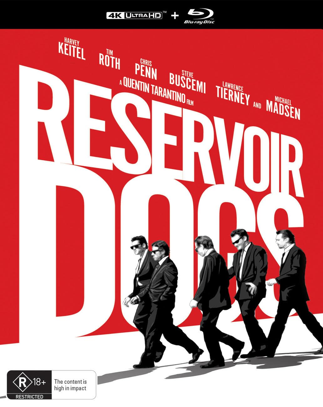 Reservoir Dogs (1992) - A Quentin Tarantino Film - 30th Anniversary Edition (4K UHD + Blu-ray + Digital Code) (2-Disc) (Uncut | Foil Slipcase Packaging | Region Free 4K Ultra HD & Blu-ray | US Import) - Restored & Remastered with Dolby Vision & HDR10 only on 4K Ultra HD