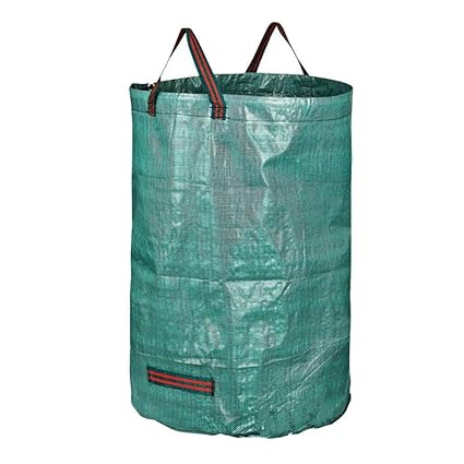 Durable 120L Garden Bags Yard Leaf Lawn Grass Waste Trash Container