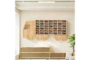 Wood Toy Car Display Rack: Showcase Your Mini Ride Collection