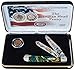 Case Cutlery CAT-IHP/CE Case's Indian Head Penny Corelon Handel Trapper Pocket Knife with Tru Sharp Surgical Steel Blades, Cats Eye Corelon