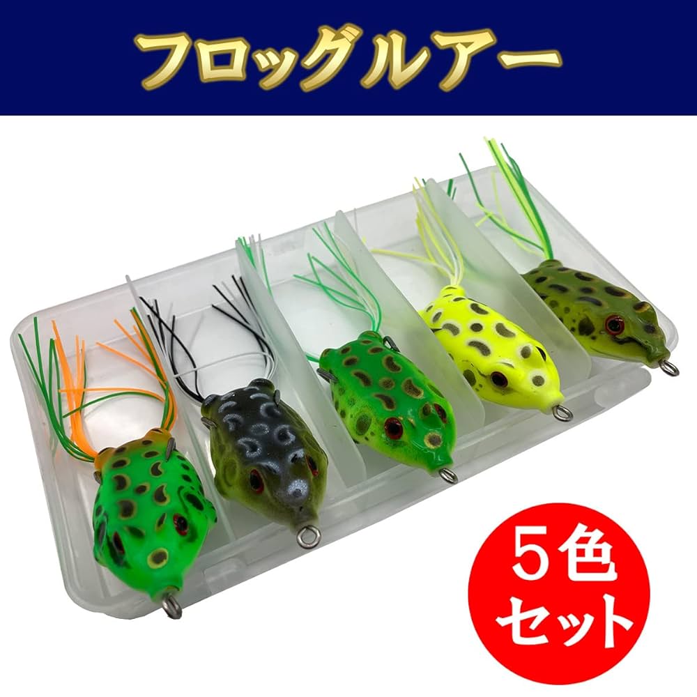 可愛い動物ルアー５個セット Amazon.co.jp: 釣り餌 5 個ルアー偽餌 4.5cm2.6g 、 5.2cm6.2g