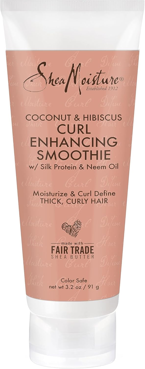 Shea Moisture Coconut and Hibiscus Curl Enhancing Smoothie For Women 3.2 oz Cream