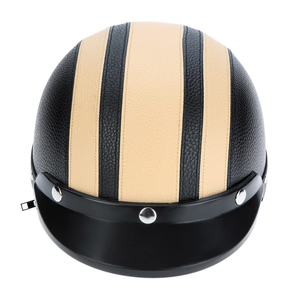 Open gezicht motorhelm volwassen dames heren 3/4 retro klassieke Open gezicht motorhelm volwassen dames heren 3/4 retro klassieke