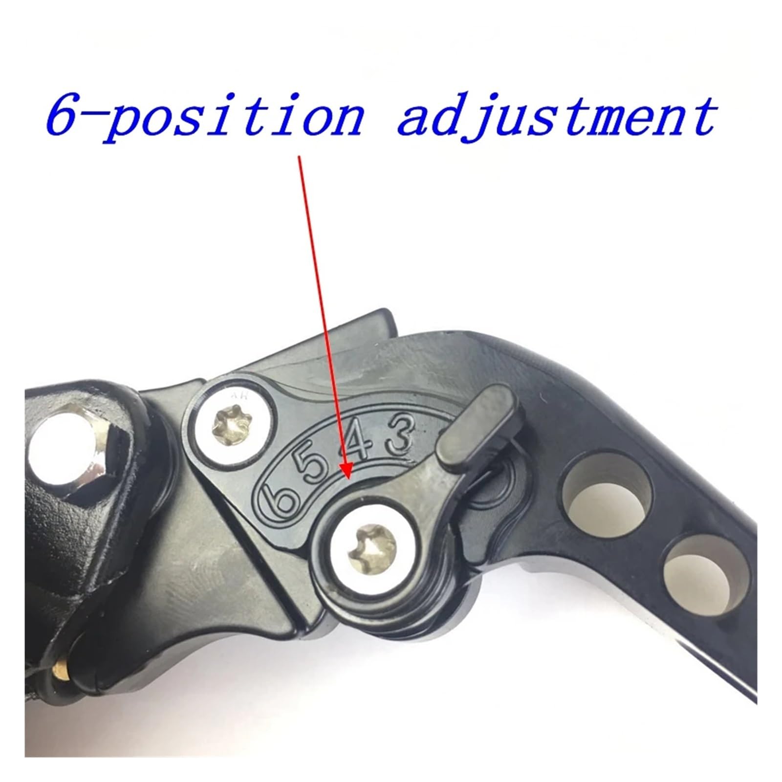 Moto Frizione Leve Freno Leve Del Serbatoio Del Freno Pompa Del Cilindro Principale Della Frizione Del Motociclo Universale Da 22 Mm Leva Della Frizione Idraulica Manubrio Freno Leva(Titanium left)