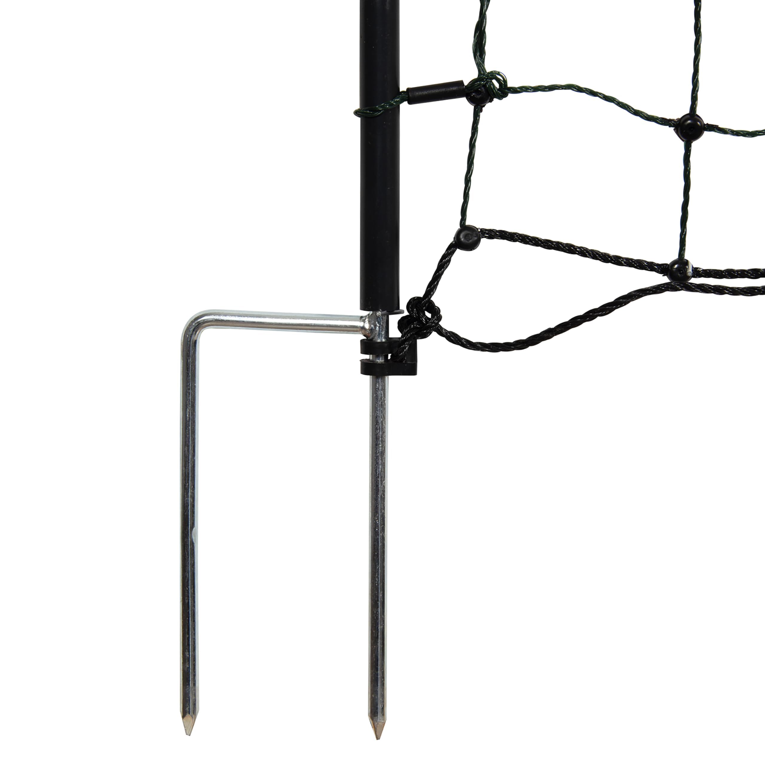 horizont easyLine Clôture pour poulets 50 m de long, 110 cm de haut – 14 piquets en fibre de verre à double pointe – Verte, clôture pour volaille sans électricité, clôture mobile, clôture électrique