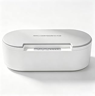 UV-Sterilisator-Box für Nagelwerkzeuge mit Aromatherapie, 5 Min 99,9% Desinfektion, Voice Alert, 260-280nm UV C Licht Sanitizer für Salon Home, automatische Ultraviolett-Box