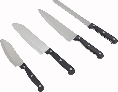 Miniatura 7 de Juego de 17 piezas de bloque de cubiertos de cocina Acero inoxidable Chef Madera Profesional 15276-NPF