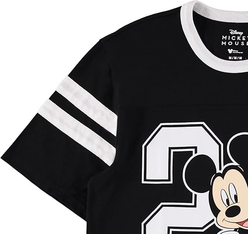 Miniatura 3 de Disney Camiseta de fútbol universitario de Mickey Mouse y Minnie Mouse para mujer