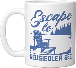 Escape to Neusiedler See Ceramic Mug, White