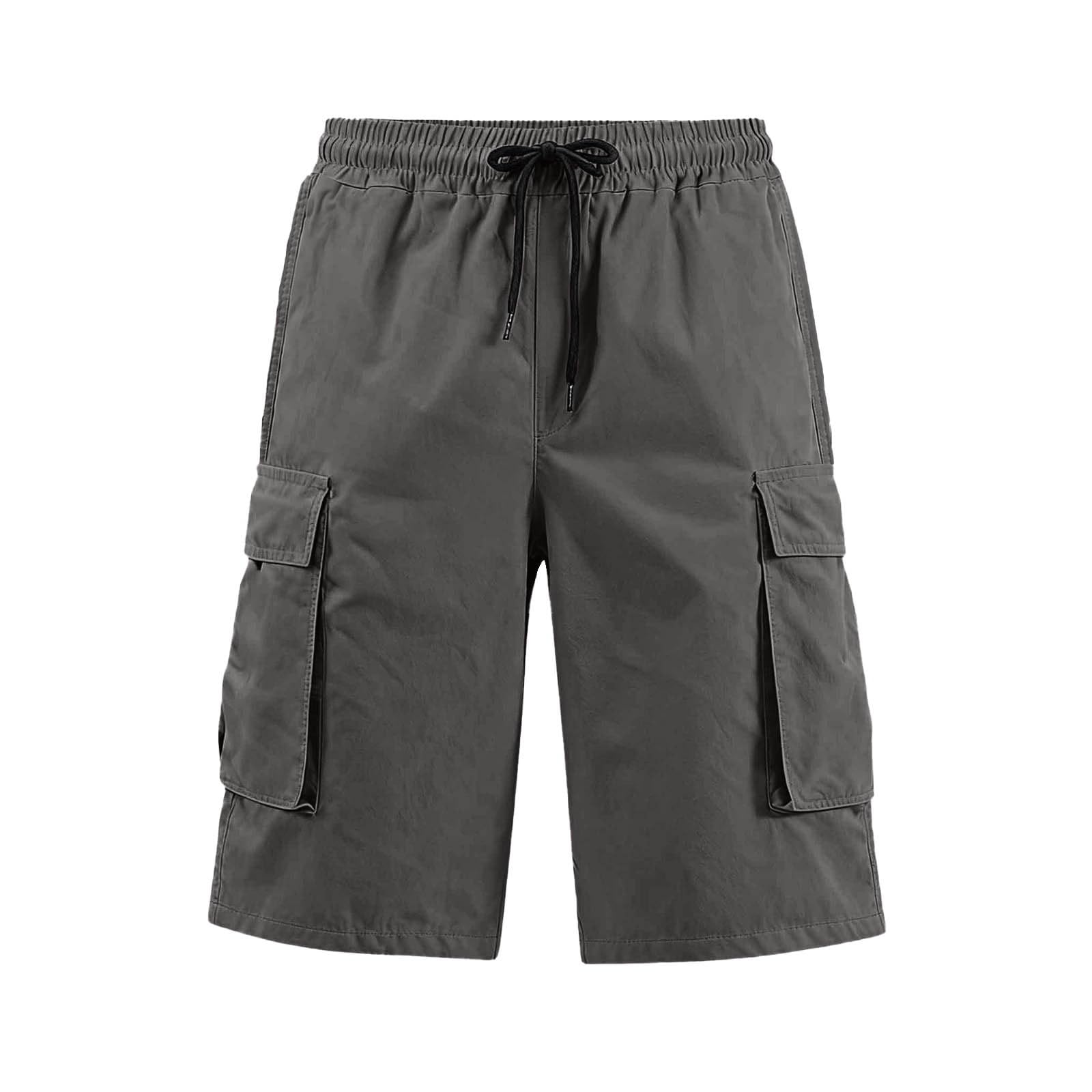 Cargo Shorts Herren Sommer Kurze Cargohose Arbeitshosen Männer Kurz Baggy Wanderhose Outdoor Shorts Arbeitsshorts mit Vielen Taschen Sweatshorts Casual Sommerhosen Freizeitshorts Herrenshorts S-4XL