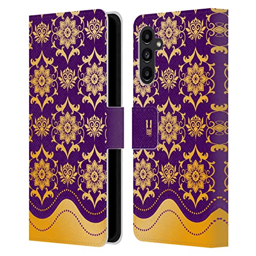Étui en Cuir Samsung Galaxy A13 5G Finition Baroque Head Case Designs