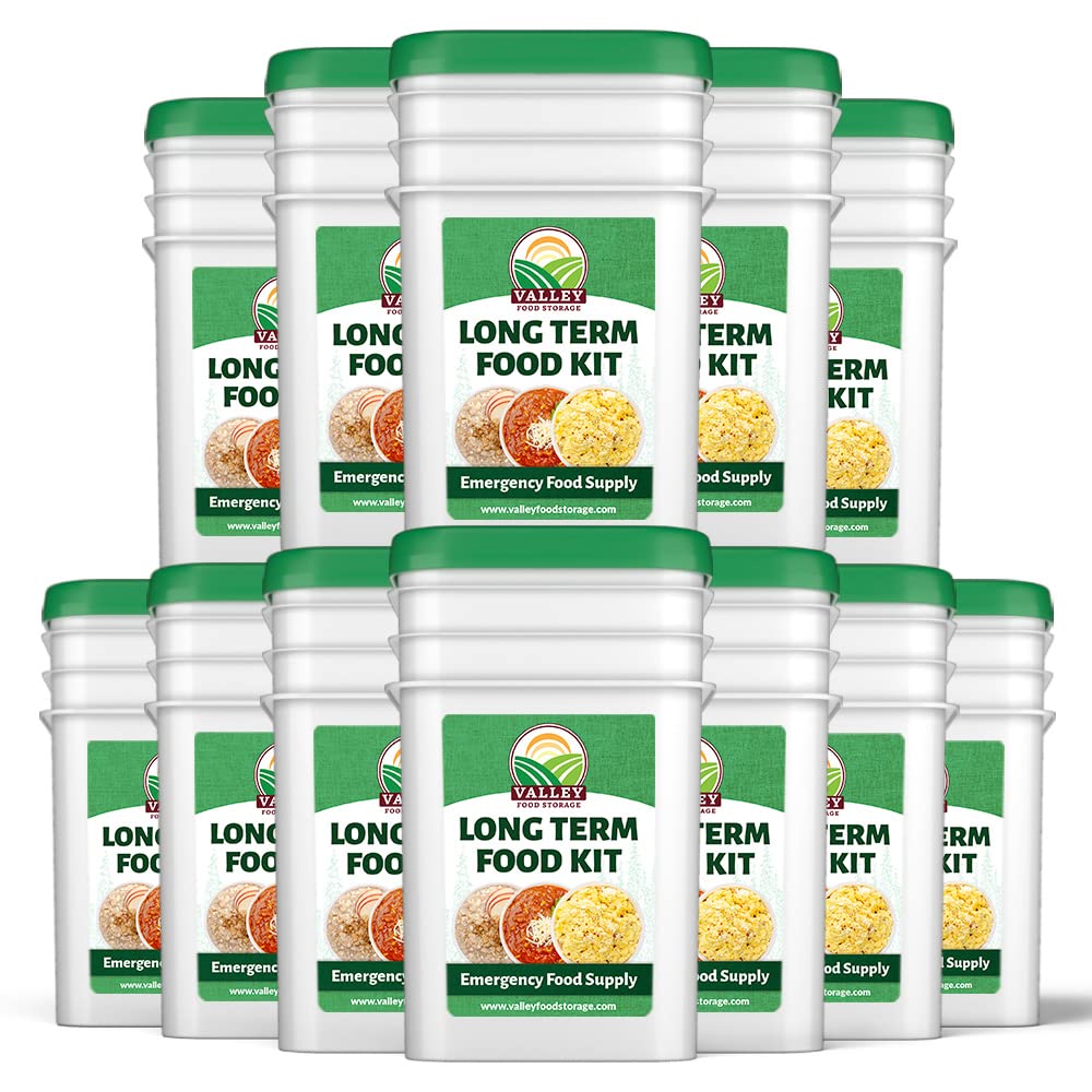 180 Day Long Term Food Supply Kit 2,100 Servings, 75g+ Daily Protein & 1,800