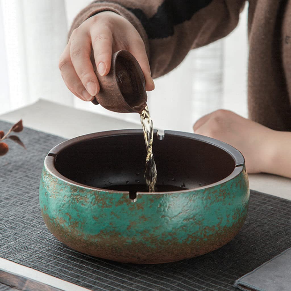 陶器製 灰皿 Amazon.co.jp: ORZKEY 美しい陶器製灰皿 大容量 喫煙者用灰皿